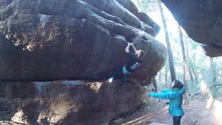 Video thumbnail of Mecha rápida, 6c. Albarracín