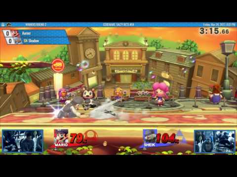 CSB 64 - SN Shadow (Sheik) vs Uberman (Mario) - Smash 4 WR2