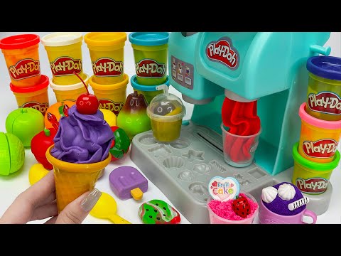 Ultimate ASMR Play Doh Rainbow Ice Cream Playset 🍧 플레이도 무지개 아이스크림 Satisfying Unboxing