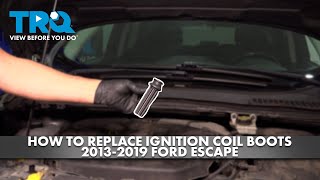 How to Replace Ignition Coil Boots 2013-2019 Ford Escape