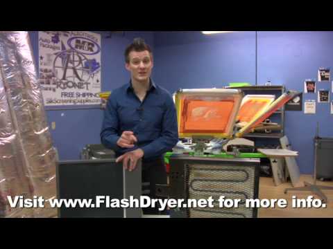 InfraRed Flash Dryer vs. Coil Flash Dryer. Affordable Screen Printing Dryer