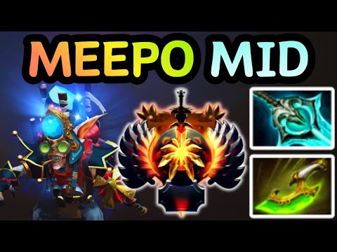 🔥 25 KILL  0 DEATH ?! THIS IS HOW TO COOK WITH MEEPO MIDLANE | DOTA 2 GAMEPLAY 🔥