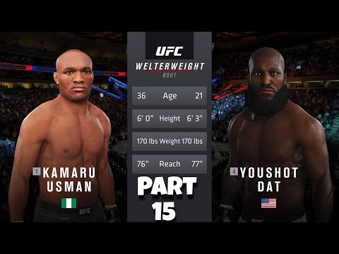 EA UFC 4 LIVE GAMEPLAY CAREER  (HARD MODE) | PART:15 | PS4 PRO | YOUSHOTDAT