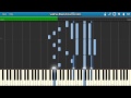 Adagio for strings piano synthesia 