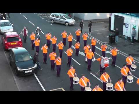 Dervock Young Defenders FB @ East Belfast Protestant Boys FB Parade 2013