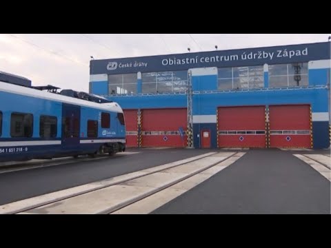Nová hala na opravu vlaků v Plzni (Události ČT 21.2. 2022)