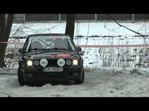 Rafał Dudek & Mateusz Karol Drzyzga BMW E30 318is Rallysprint Myślenice  17.02.2013