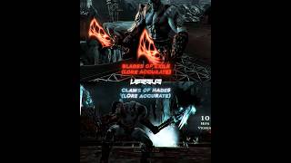 Blades Of Exile Vs Claws Of Hades | Battle #shorts #godofwar #godofwarragnarok