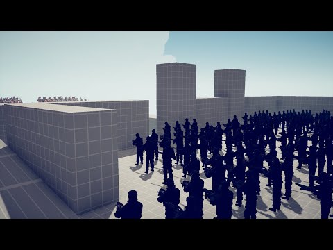 S.W.A.T. FIGHT 100x UNITS - TABS - Totally Accurate Battle Simulator