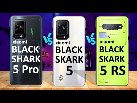 Xiaomi Black Shark 5 PRO VS Black Shark 5 VS Black Shark 5 RS