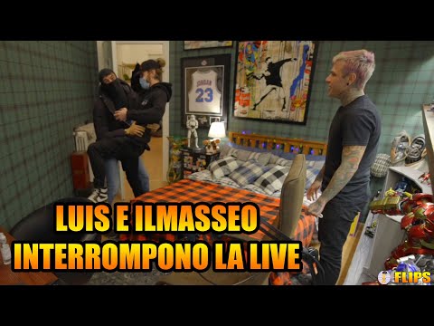 Fedez cerca di fare live ma viene interrotto da LUIS e ILMASSEO | Fedez live