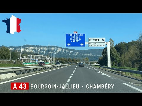 France (F): A43 Bourgoin - Chambéry