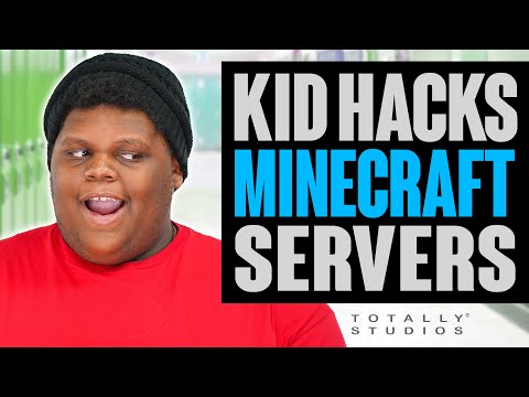 Kid HACKS Minecraft Server! Unreal School Escape?