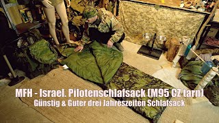 MFH Israel. Pilotenschlafsack (M95 CZ tarn) - günstig & gut -