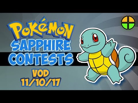 Pokemon Sapphire Contests (Round 2) | STREAM VOD | @TheAltPlay