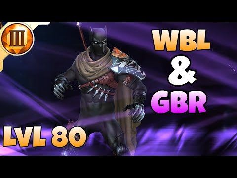 *Lvl 80* BLACK PANTHER is a BEAST // WBL KNULL 88 & GBR SOLO | MARVEL Future Fight | mff