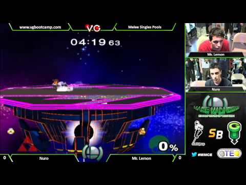 Mass Madness CE - Nuro (Sheik) Vs. Mr  Lemon (Doctor Mario) SSBM Pools - Super Smash Bros. Melee