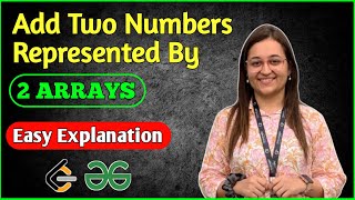 Add two Numbers represented by two arrays in Python | Geeks For Geeks