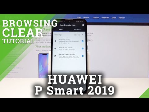 How to Clear Browsing Data on HUAWEI P Smart 2019 - Delete History and Cookies