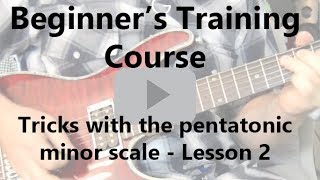 Pentatonic Minor Position 1 for Beginner's Lesson 2