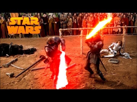 Game Of Thrones with Lightsabers : The Hound vs The Mountain