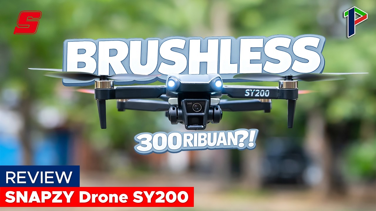 Drone 300 Ribuan Bisa Apa Aja?! Worth It Nggak Ya? - Drone Snapzy SY200 Review Indonesia