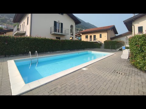 🚨 Lago di Como, Tremezzina, appartamento con terrazza in residence con piscina. 