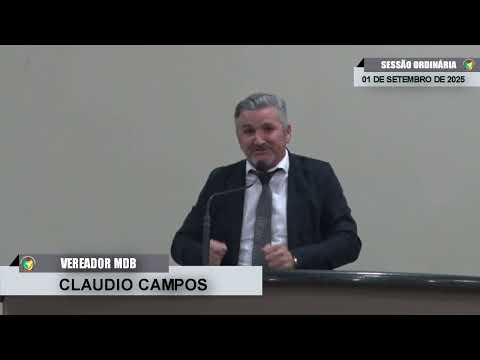 CMBTE - USO DE TRIBUNA PELO VEREADOR CLAUDIO CAMPOS - MDB
