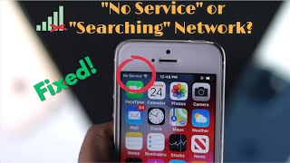 Real Fix: No Service or Searching on your iPhone 5s,5c,5