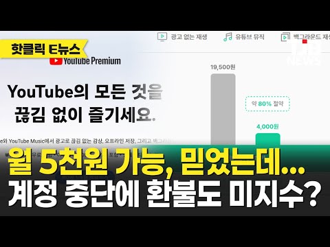 ‘월 5천 원’ 유혹의 끝… 유튜브 프리미엄 계정공유 피해 확산