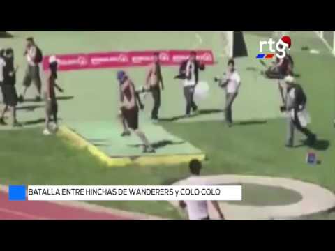 [#ANAHORA] Batalla campal entre hinchas de Wanderers y Colo Colo se registró en Valparaíso