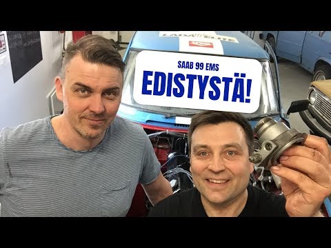 Saab 99 EMS - edistystä! Kytkin toimii ja uusi tiiviste paikoillaan