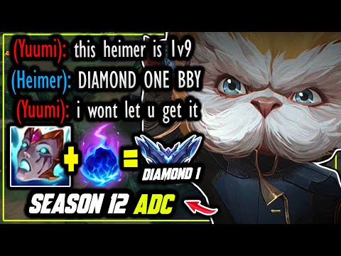 Heimerdinger but he's a busted DIAMOND 1 ADC that gaps botlane?