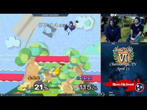 SCS6 - Iori (Peach) vs Chaddd (Falco) - Melee Losers Quarters
