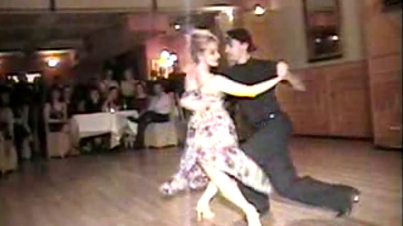 Gustavo Rosas. Tango.Milonga con Guillerminna Quiroga en New York.Abril 2005.U.S.A.