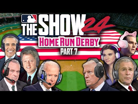 US Presidents Play MLB The Show 24 - HOME RUN DERBY (Part 7)
