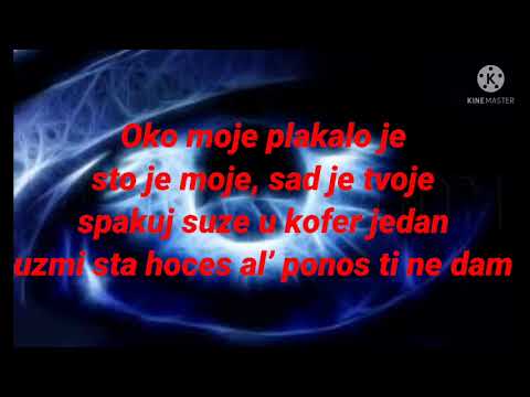 Milica Pavlović i Saša Matić-Oko Moje (Tekst)