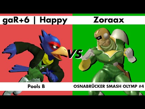 Osnabrücker Smash Olymp #4 - Happy (Falco) vs. Zoraax (Captain Falcon) Melee Pools