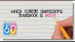 College Application Video Tip #1: Which College Guide is Best?