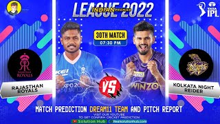 IPL 2022 RR vs KKR 30th Match Prediction & Dream11 - Rajasthan vs Kolkata | Brabourne Pitch Report