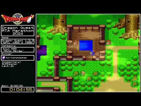 Dragon Quest RTA Marathon 2024 - Roto Relay - Dragon Quest 1+2+3 by pop