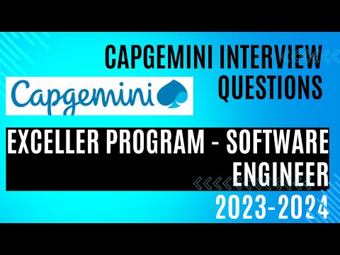 Capgemini Interview Questions| Exceller Program 2023-2024