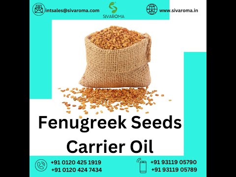 Fenugreek Essential Oil