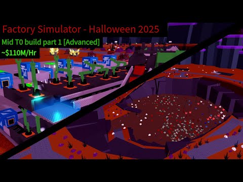 The BEST Mid-Game Tier 0 Setup for Factory Simulator 2025 Halloween Event (Max Efficiency) - Part 2