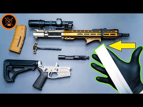 Making a 0% AR 15 from Raw Aluminum in Just 5 HOURS