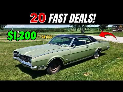 20 Owner Sold Classic Cars! Priced from $1,200 to $8,000!