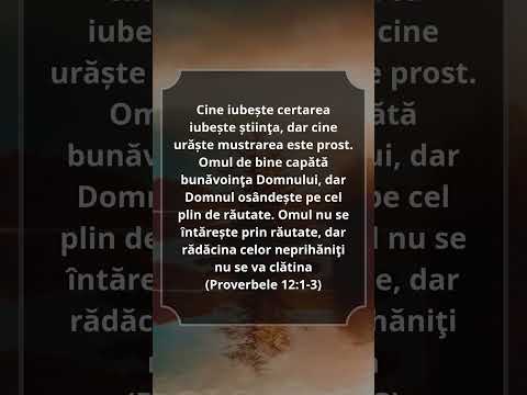 #Proverbele 12:1-3 #Biblia #Biserica #Hristos #VersetulZilei