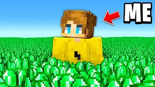 Minecraft, But With 1,000,000,000 Emeralds..