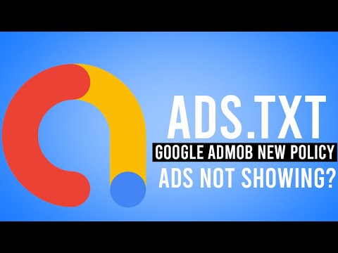 Ads txt file - Admob new policy