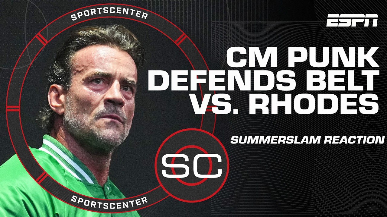 CM Punk talks SummerSlam win vs. Cody Rhodes, has message for Randy Orton | SportsCenter